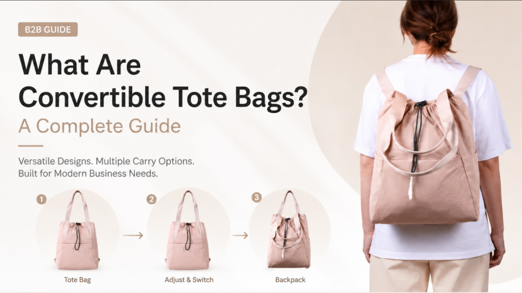 convertible tote bags